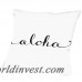 East Urban Home Aloha Outdoor Throw Pillow HACO3092